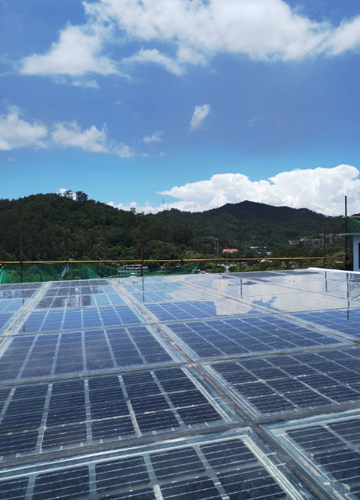 深圳罗湖别墅建筑级光伏采光顶